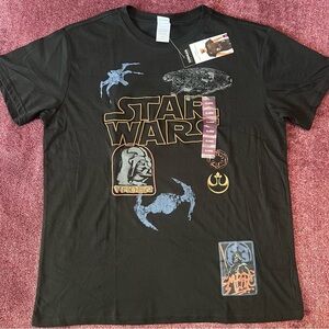 Star Wars graphic with embroidery t shirt size XL